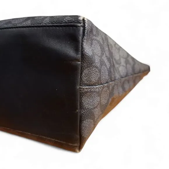 Coach City Zip Tote Signature printed leather. - Picture 7 of 13